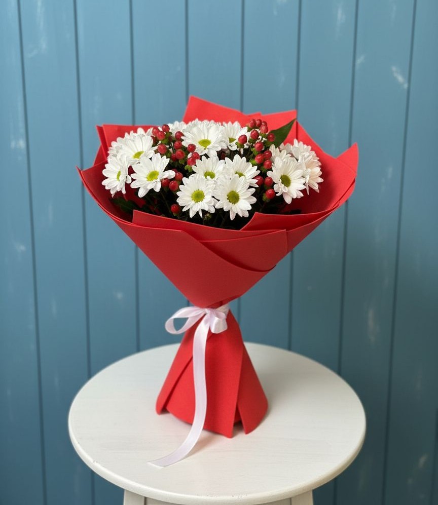 Букет цветов из: Хризантемы в Большое Полпино