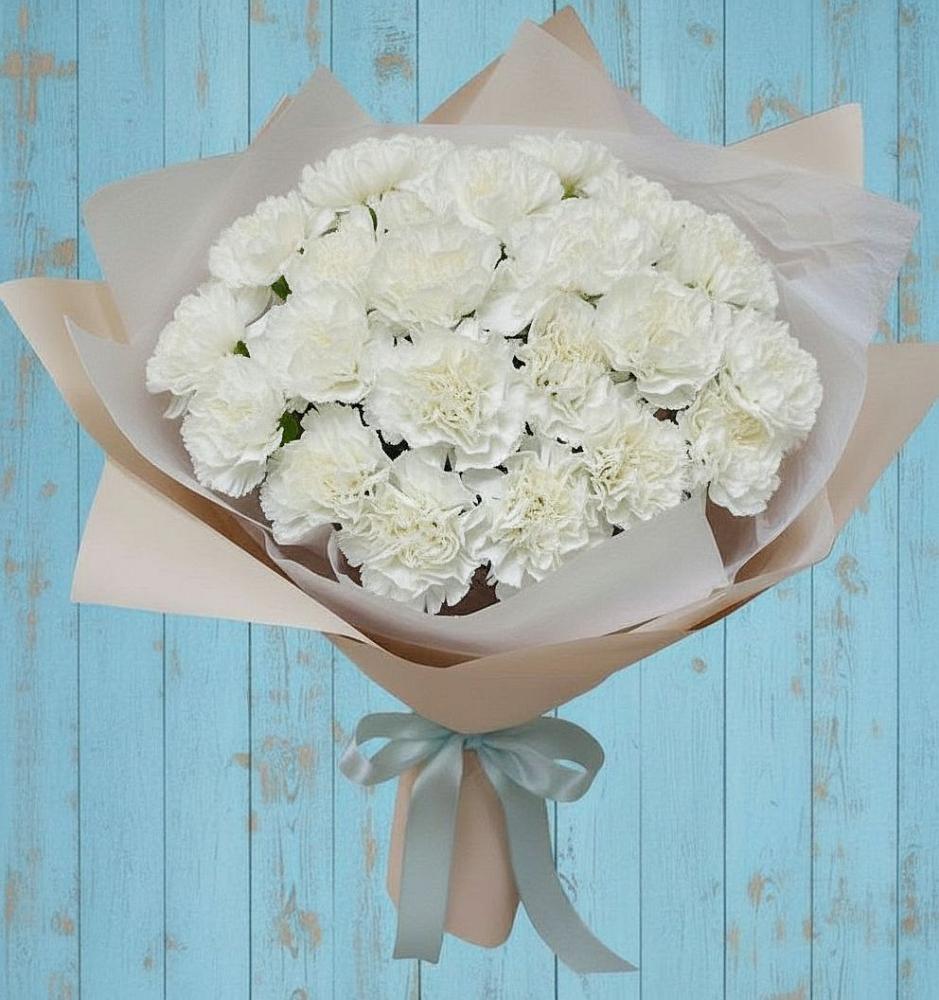 Букет цветов из: Гвоздики в Большое Полпино