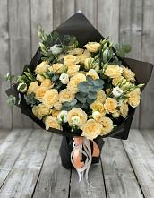 Букет цветов из:  Розы и Лизиантусы #REPLACE_PRED# Большое Полпино