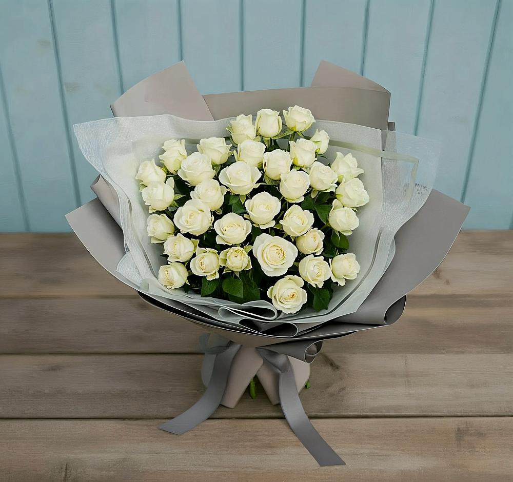 Букет Белоснежная нежность в Большое Полпино