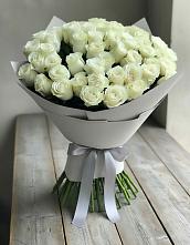 Букет 35 Белых роз в Большое Полпино