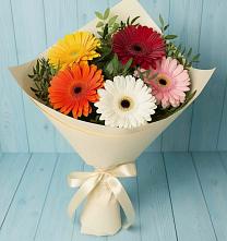 Букет цветов из:  Герберы в Большое Полпино