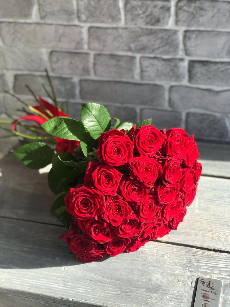 Букет Красные розы Фридом в Большое Полпино