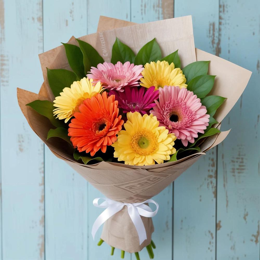 Букет цветов из: Герберы в Большое Полпино