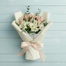 Букет цветов из:  Альстромерии #REPLACE_PRED# Большое Полпино