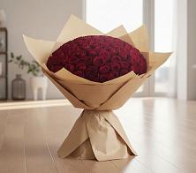 Букет 101 Красная роза в Большое Полпино