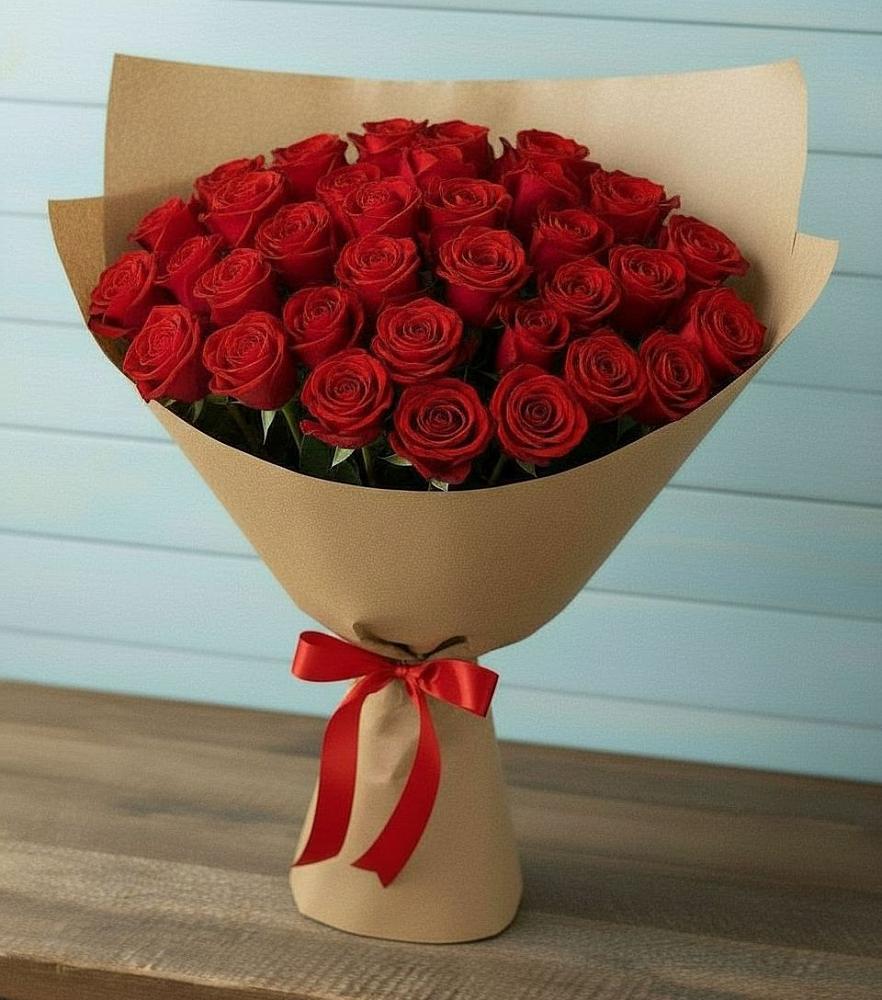Букет Красные розы Милано в Большое Полпино