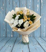 Букет цветов из:  Розы и Хризантемы в Большое Полпино