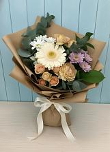 Букет цветов из:  Герберы и Хризантемы в Большое Полпино