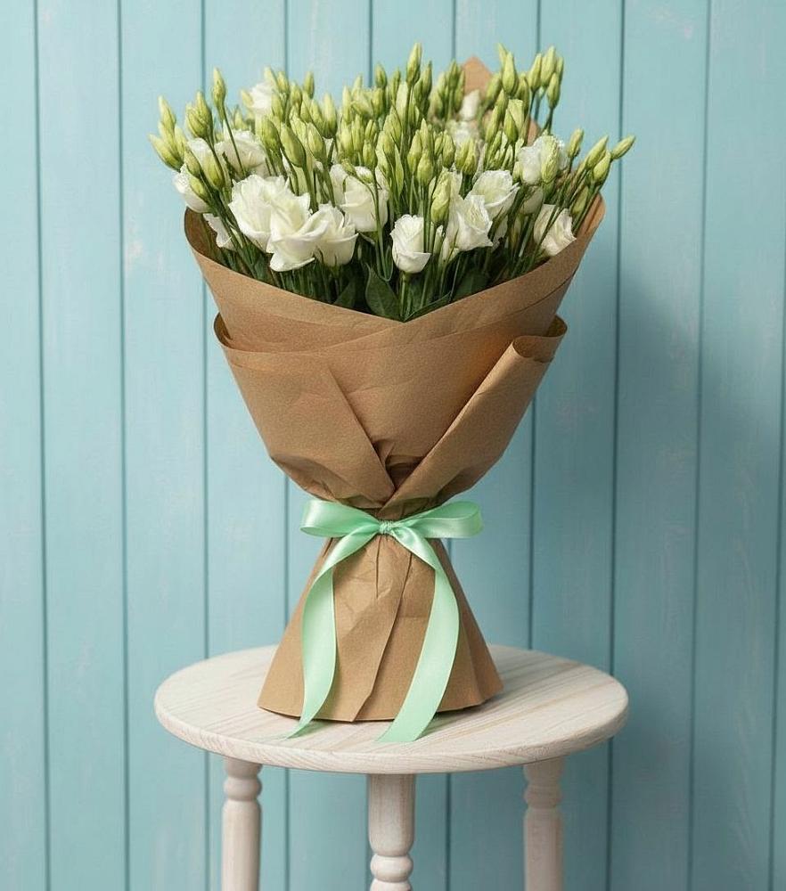 Букет цветов из: Лизиантусы в Большое Полпино