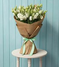 Букет цветов из:  Лизиантусы в Большое Полпино