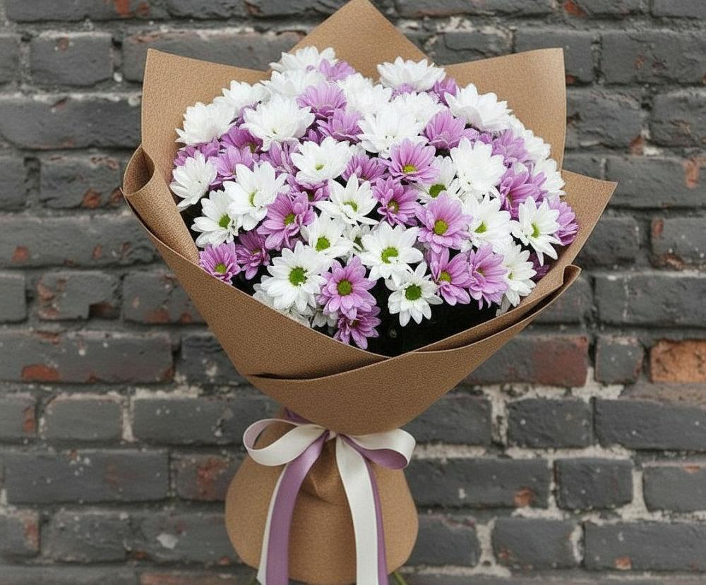 Букет цветов из: Хризантемы в Большое Полпино