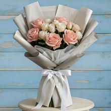 Букет цветов из:  Розы #REPLACE_PRED# Большое Полпино