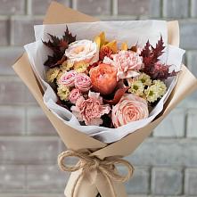 Букет цветов из:  Гвоздики, Хризантемы и Розы в Большое Полпино