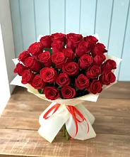 Букет 29 Красных роз в Большое Полпино