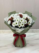 Букет цветов из:  Хризантемы #REPLACE_PRED# Большое Полпино