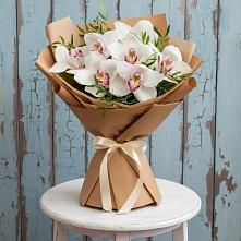 Букет цветов из:  Орхидеи и Розы в Большое Полпино