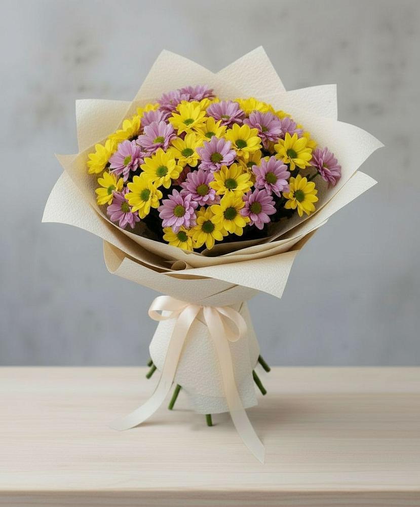 Букет цветов из: Хризантемы в Большое Полпино