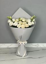 Букет цветов из:  Розы и Лизиантусы в Большое Полпино